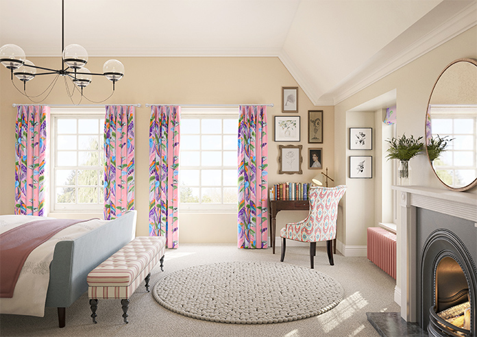 Palm Springs, Pink - Made To Measure Curtains - Image 14